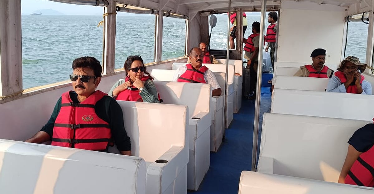 ಕಾರವಾರದ ದೇವಬಾಗಕ್ಕೆ ನಟ ರಮೇಶ್ ಅರವಿಂದ ಭೇಟಿ