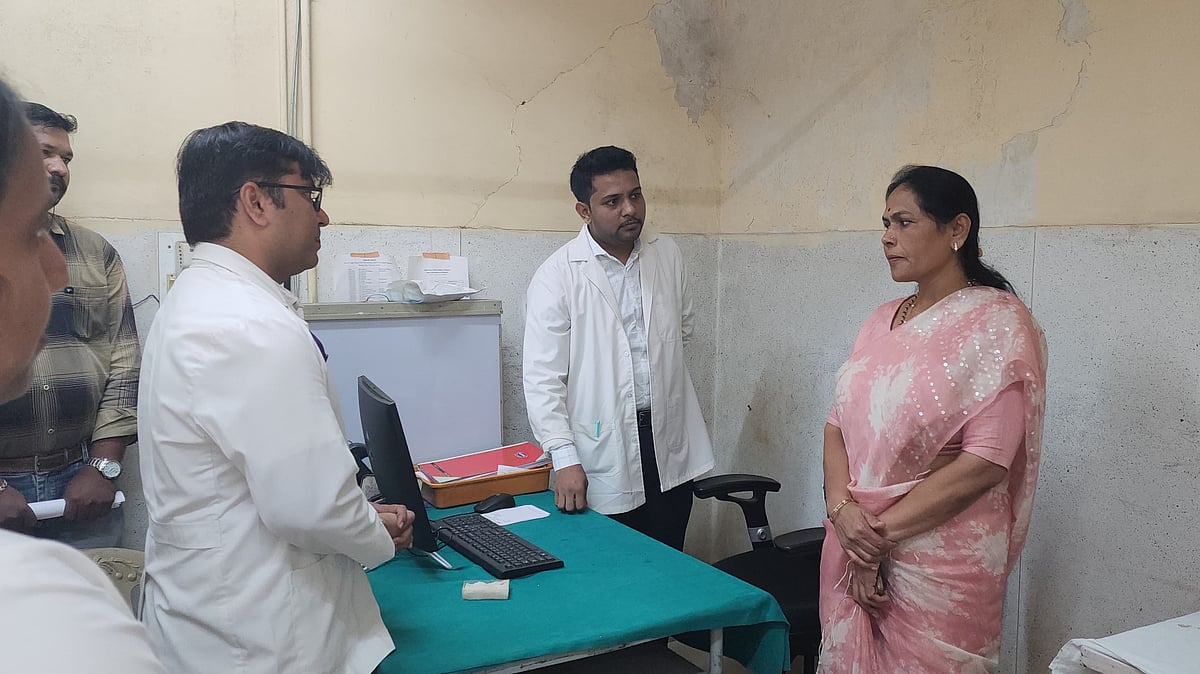 ಬೆಳಗಾವಿ | ಇಎಸ್ಐ ಆಸ್ಪತ್ರೆಗೆ ಶೋಭಾ ಕರಂದ್ಲಾಜೆ ಭೇಟಿ; ಪರಿಶೀಲನೆ