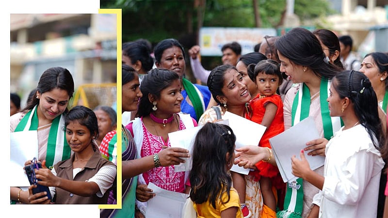 ಚನ್ನಪಟ್ಟಣ ಉಪ ಚುನಾವಣೆ: ನಿಖಿಲ್ ಕುಮಾರಸ್ವಾಮಿ ಪರ ಪತ್ನಿ ರೇವತಿ ಪ್ರಚಾರ