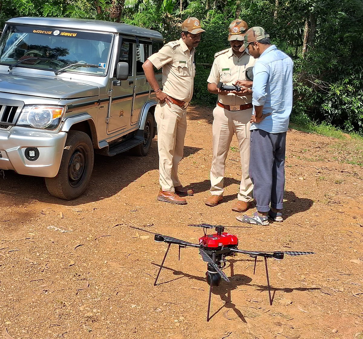 ಶಿರಸಿ: ಗಜಪಡೆಯ ಮೇಲೆ ಡ್ರೋಣ್ ಕಣ್ಣು