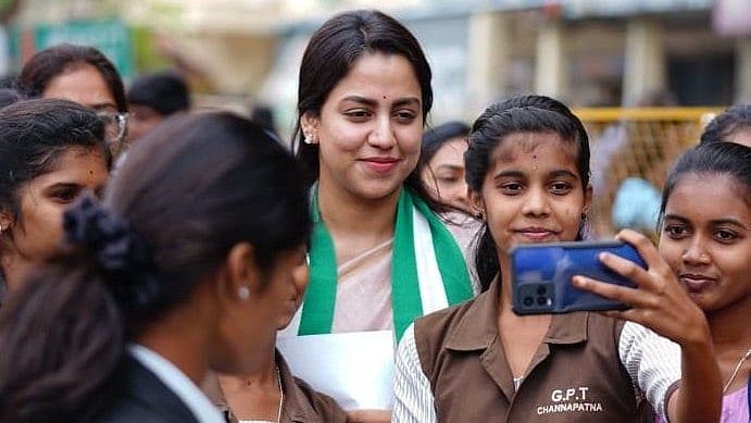 ಚನ್ನಪಟ್ಟಣ ಉಪಚುನಾವಣೆ | ನಿಖಿಲ್ ಪರ ಪತ್ನಿ ರೇವತಿ ಪ್ರಚಾರ