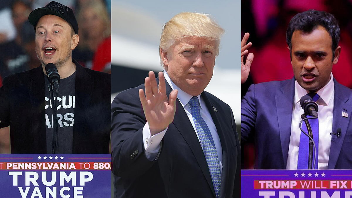 ಎಲಾನ್ ಮಸ್ಕ್‌, ವಿವೇಕ್‌ ರಾಮಸ್ವಾಮಿಗೆ ಮಹತ್ವದ ಹುದ್ದೆ ನೀಡಿದ ಡೊನಾಲ್ಡ್‌ ಟ್ರಂಪ್