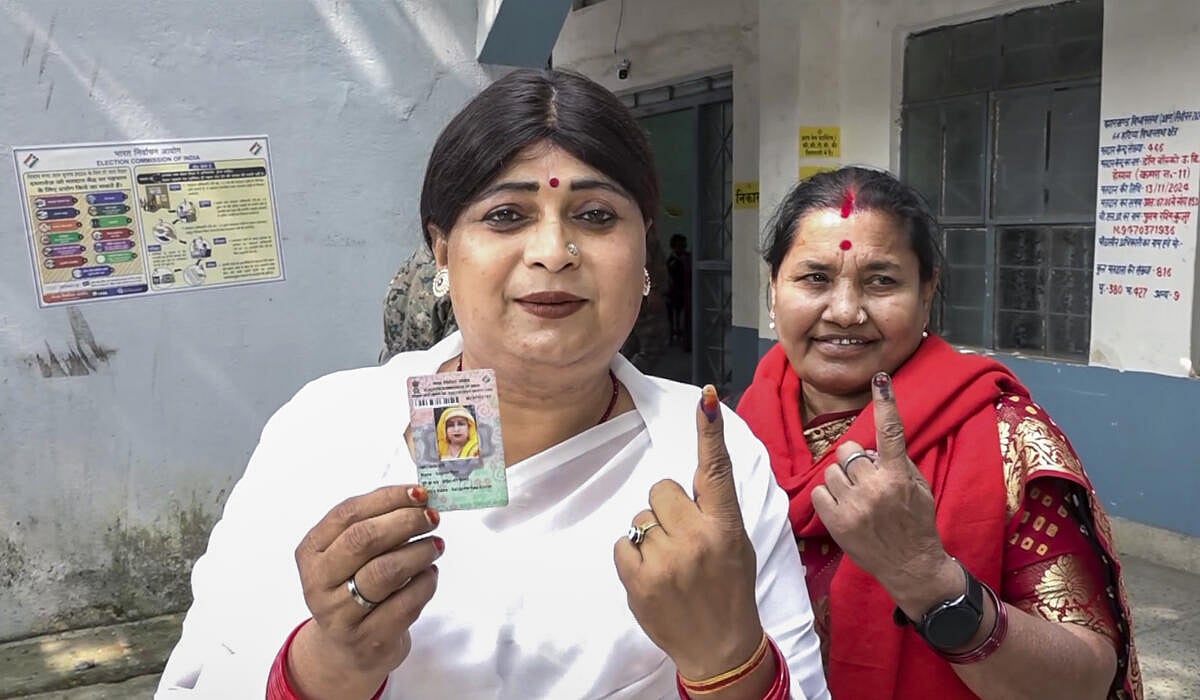 ಜಾರ್ಖಂಡ್ ಚುನಾವಣೆ: ಕಣದಲ್ಲಿರುವ ಏಕೈಕ ತೃತೀಯ ಲಿಂಗಿ ಮತದಾನ, ಜಯದ ವಿಶ್ವಾಸ