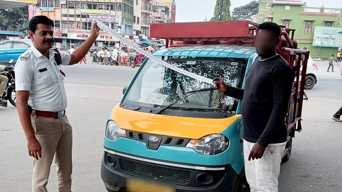 ಹಲವು ಬಾರಿ ಸೀಟ್‌ ಬೆಲ್ಟ್‌ ಧರಿಸದಿದ್ದಕ್ಕೆ ಮಂಡ್ಯದ ಚಾಲಕನಿಗೆ ₹18 ಸಾವಿರ ದಂಡ!