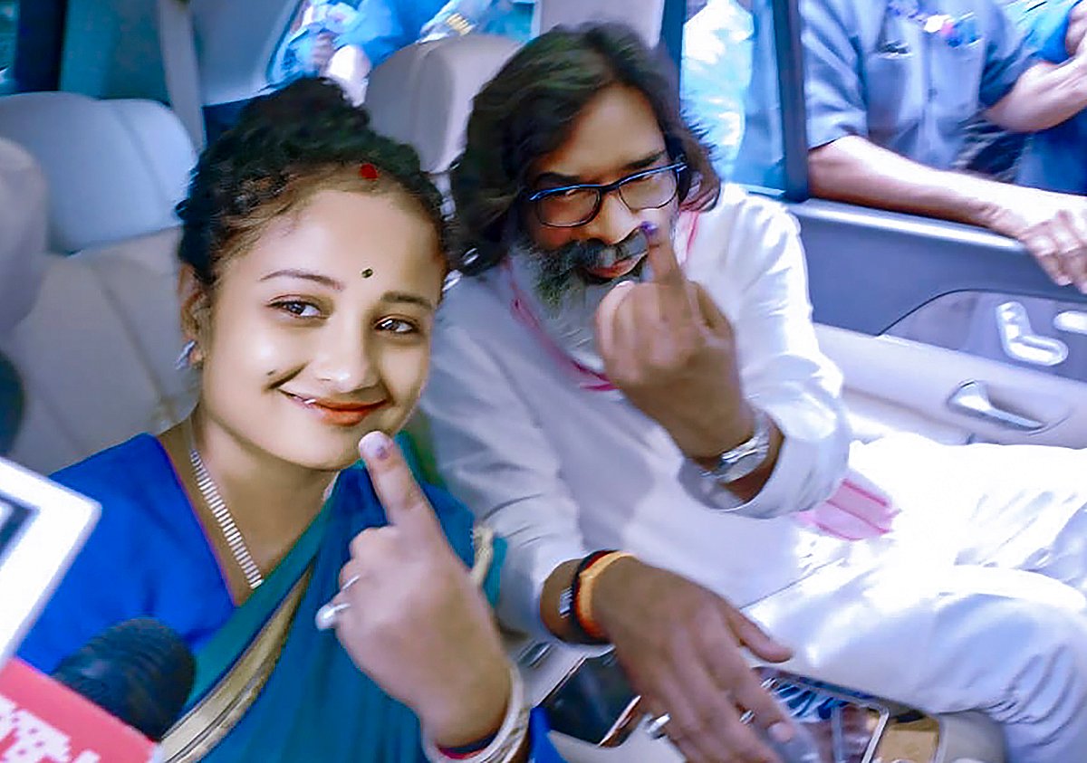 Jharkhand Election Results | ಸೊರೇನ್‌ ದಂಪತಿ ಛಲ: ಜೆಎಂಎಂಗೆ ಗೆಲುವಿನ ಫಲ