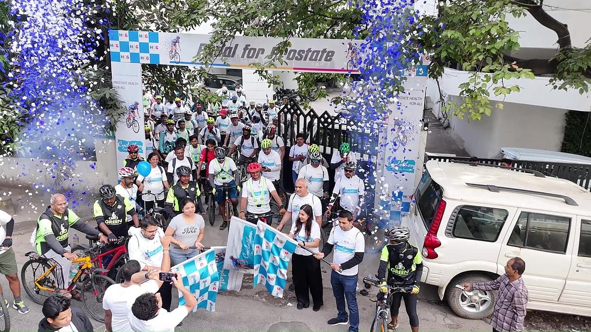 ಬೆಂಗಳೂರು | ಪ್ರಾಸ್ಟೇಟ್ ಕ್ಯಾನ್ಸರ್: ಜಾಗೃತಿಗೆ ಸೈಕಲ್ ಜಾಥಾ
