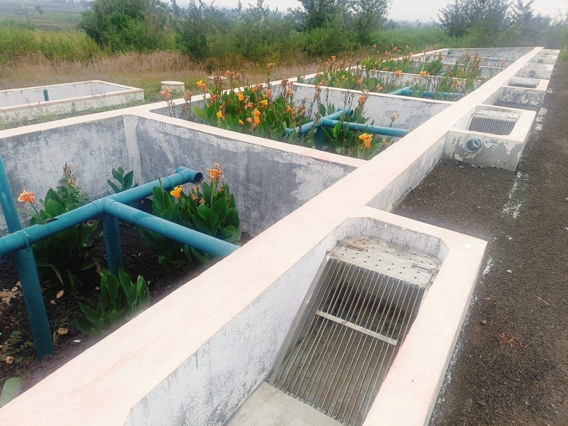 ಚಿಕ್ಕೋಡಿ ತಾಲ್ಲೂಕಿನ ಕರೋಶಿ ಗ್ರಾಮದ ಹೊರ ವಲಯದಲ್ಲಿ ನಿರ್ಮಿಸಿದ ಮಲತ್ಯಾಜ್ಯ ಸಂಸ್ಕರಣಾ ಘಟಕ  ಪ್ರಜಾವಾಣಿ ಚಿತ್ರ