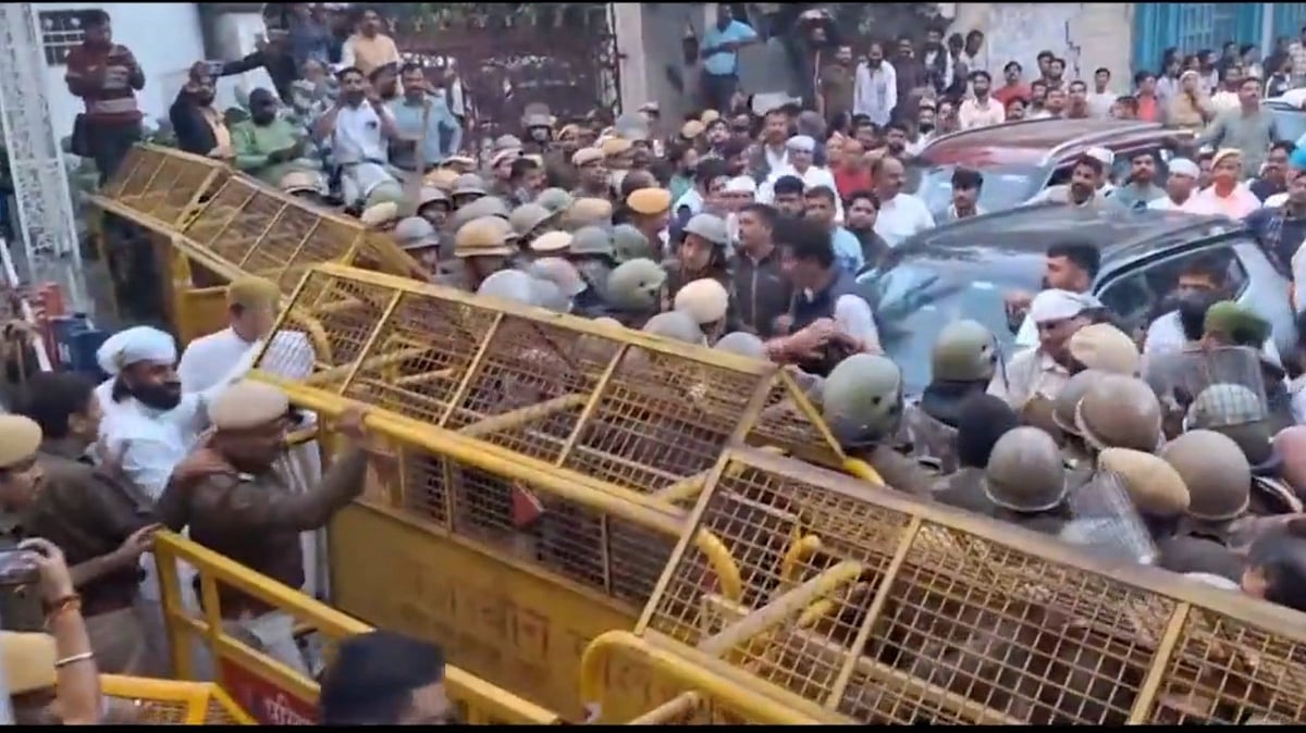 BJP ಶಾಸಕ ವಿಶ್ವರಾಜ್‌ಗೆ ಪ್ರವೇಶ ನಿರಾಕರಣೆ; ಉದಯಪುರ ಅರಮನೆ ಪ್ರದೇಶ ಉದ್ವಿಗ್ನ