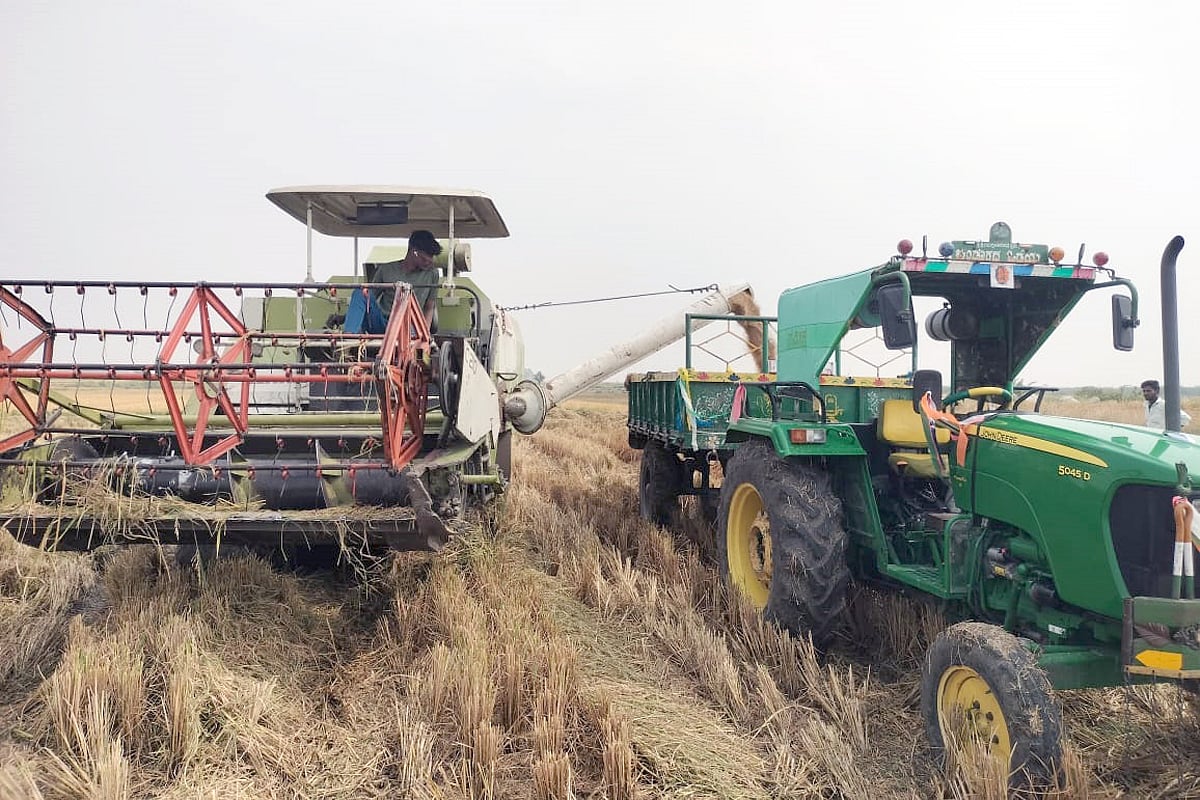 ಕವಿತಾಳ | ಭತ್ತ ಕಟಾವಿಗೆ ರೈತರ ಪರದಾಟ