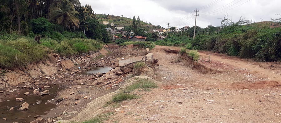 ಮಲೇಬೆನ್ನೂರು ಶಾಖಾ ಮುಖ್ಯನಾಲೆಯ ದುಃಸ್ಥಿತಿ 