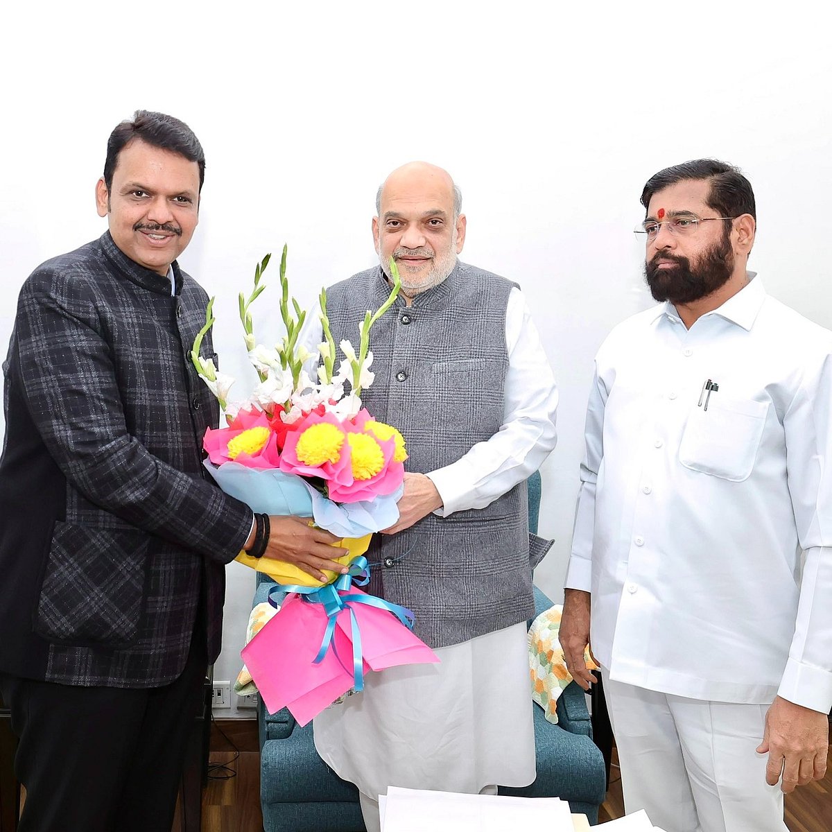 ಅಮಿತ್ ಶಾ ಭೇಟಿಯಾದ ಮಹಾಯುತಿ ನಾಯಕರು: ಇಂದು ಹೊಸ ಸಿಎಂ ಹೆಸರು ಘೋಷಣೆ ಸಾಧ್ಯತೆ