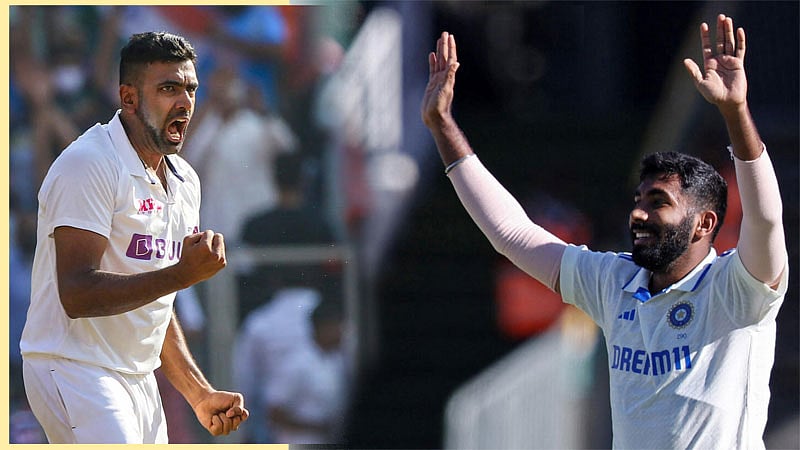 Test Cricket: ವಿಶೇಷ ದಾಖಲೆಯ ಹೊಸ್ತಿಲಲ್ಲಿ ಬೂಮ್ರಾ, ಅಶ್ವಿನ್; ಜಡೇಜಗೂ ಅವಕಾಶ