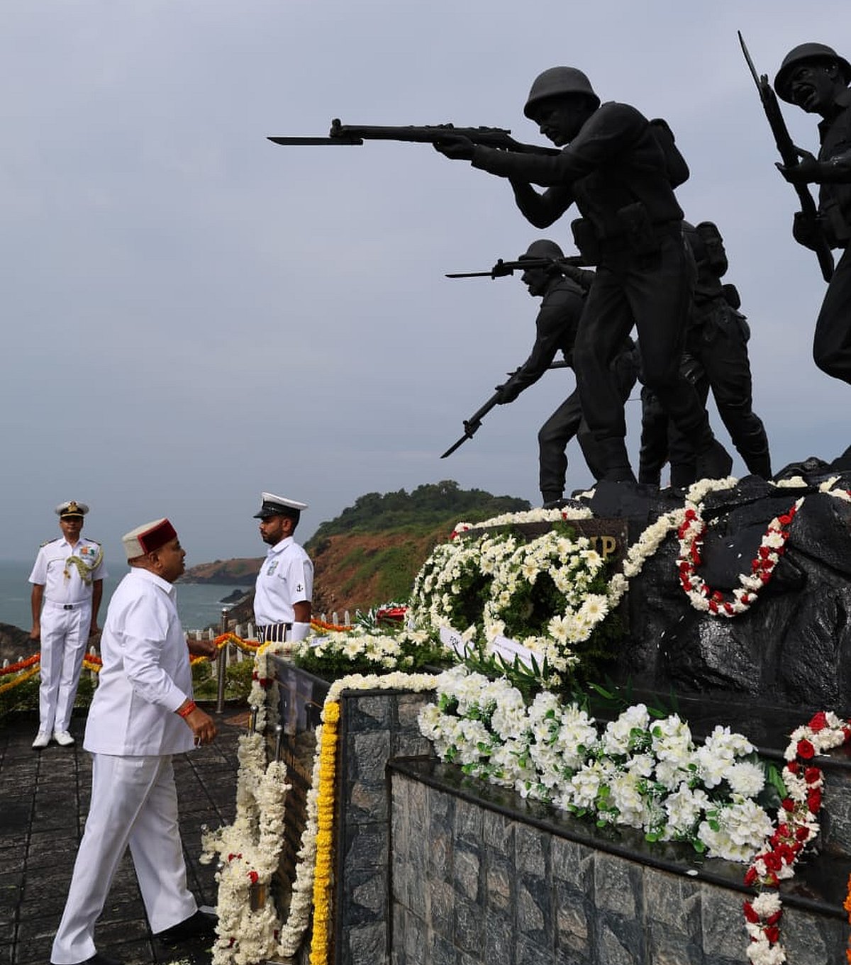 ಕಾರವಾರ | ನೌಕಾ ದಿನಾಚರಣೆ: ಗಮನಸೆಳೆದ ಬ್ಯಾಂಡ್