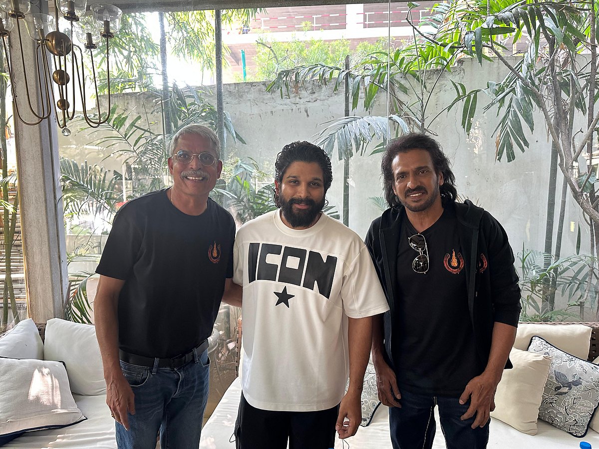 ತೆಲುಗು ನಟ ಅಲ್ಲು ಅರ್ಜುನ್‌ ಭೇಟಿಯಾದ ಉಪೇಂದ್ರ