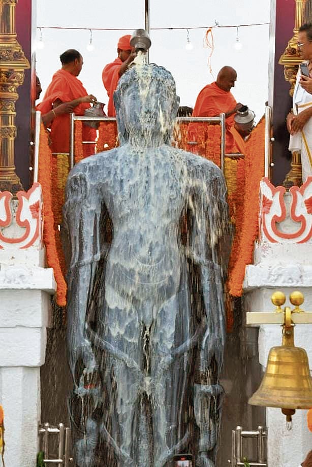 ಬೆಟ್ಟದೂರು ಗೊಮ್ಮಟ್ಟಗಿರಿಯ ಬಾಹುಬಲಿಗೆ 75ನೇ ಮಹಾಮಸ್ತಕಾಭಿಷೇಕ ಸಂಪನ್ನ