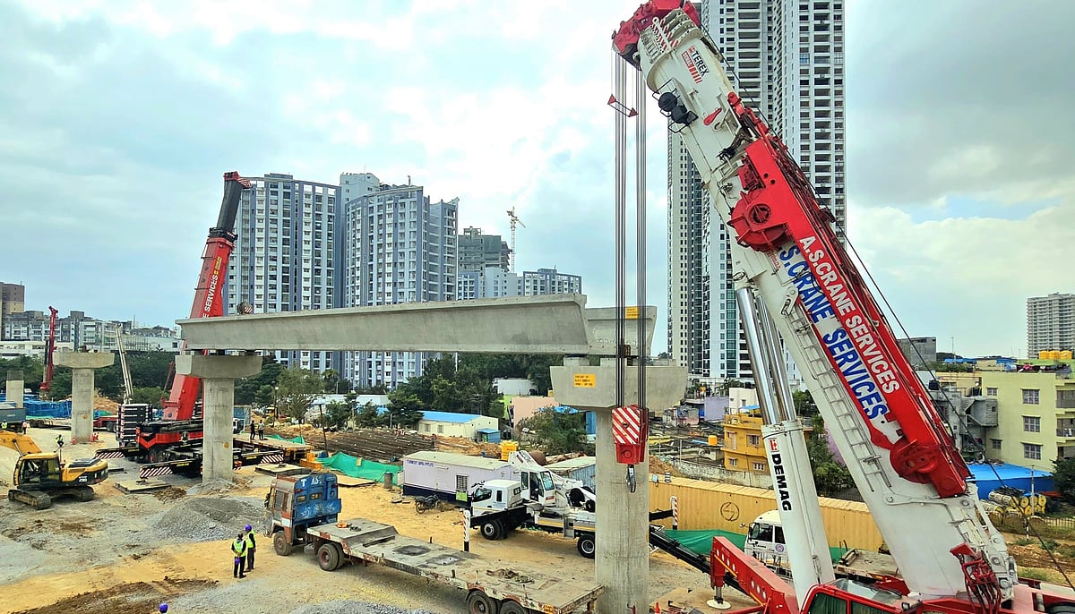 ಬಿಎಸ್‌ಆರ್‌‍ಪಿ: ಯು ಗರ್ಡರ್‌ ಅಳವಡಿಕೆ ಆರಂಭ