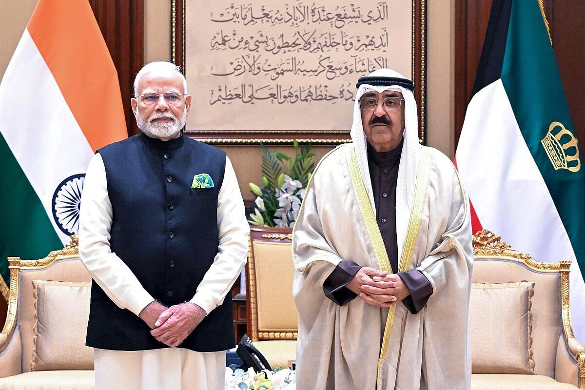 ಕುವೈತ್‌ನ ನಾಯಕರೊಂದಿಗೆ ಪ್ರಧಾನಿ ಮೋದಿ ದ್ವಿಪಕ್ಷೀಯ ಮಾತುಕತೆ