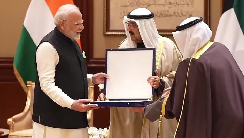 ಪ್ರಧಾನಿ ಮೋದಿಗೆ ಕುವೈತ್‌ನ ಅತ್ಯುನ್ನತ ನಾಗರಿಕ ಗೌರವ