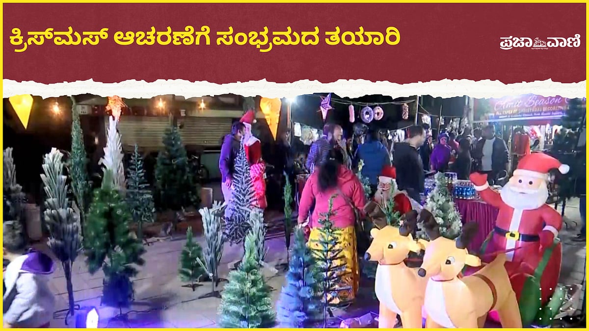 Video | ಕ್ರಿಸ್‌ಮಸ್‌ ಆಚರಣೆ: ಸಂಭ್ರಮದ ತಯಾರಿ, ಖರೀದಿ ಜೋರು 
