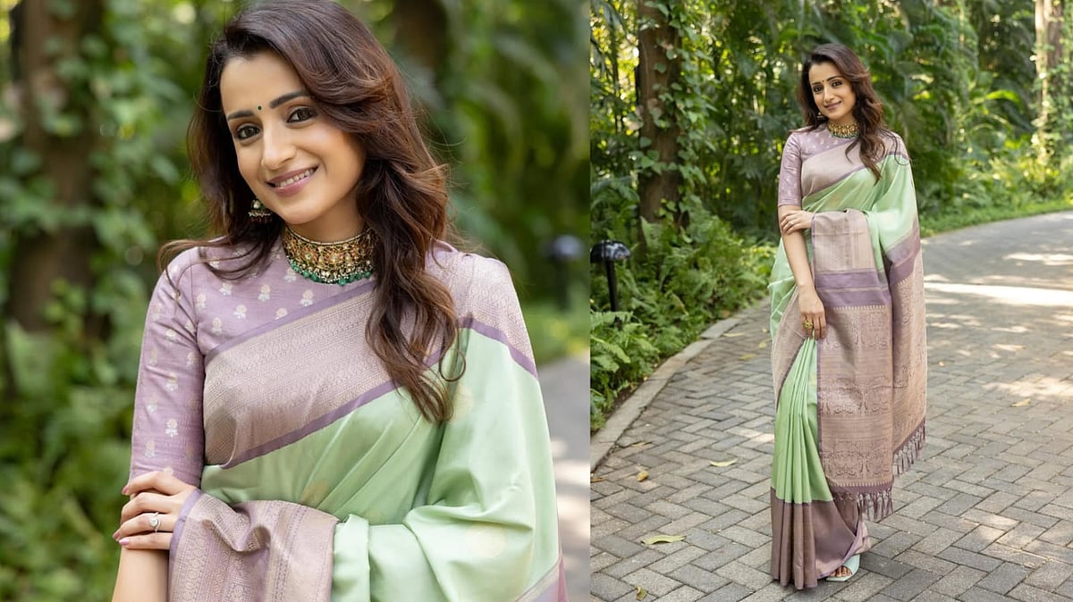 PHOTOS | ಚೆಂದದ ಚಿತ್ರಗಳಲ್ಲಿ ಎವರ್‌ಗ್ರೀನ್‌ ಚೆಲುವೆ ನಟಿ  ತ್ರಿಶಾ ಕೃಷ್ಣನ್