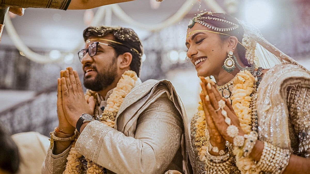 Photos: ಬ್ಯಾಡ್ಮಿಂಟನ್‌ ತಾರೆ ಪಿ.ವಿ.ಸಿಂಧು ಮದುವೆಯ ಮಧುರ ಕ್ಷಣಗಳು