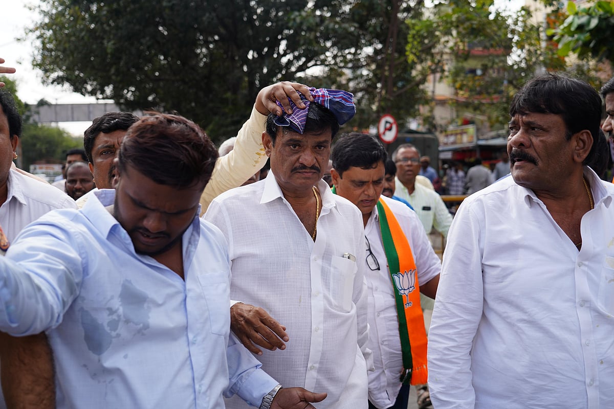 ಮೊಟ್ಟೆ ಎಸೆತ ರಾಜಕೀಯ ನಾಟಕ: ಕಾಂಗ್ರೆಸ್‌ ಮುಖಂಡ ಲಗ್ಗೆರೆ ನಾರಾಯಣ ಸ್ವಾಮಿ