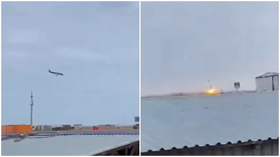 72 ಮಂದಿ ಇದ್ದ ಅಜರ್‌ಬೈಜಾನ್‌ ವಿಮಾನ ಕಜಕಿಸ್ತಾನದಲ್ಲಿ ಪತನ: 12 ಮಂದಿ ಸುರಕ್ಷಿತ