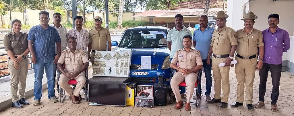 ಅಂತರ್ ಜಿಲ್ಲಾ ಕಳ್ಳರ ಬಂಧನ 