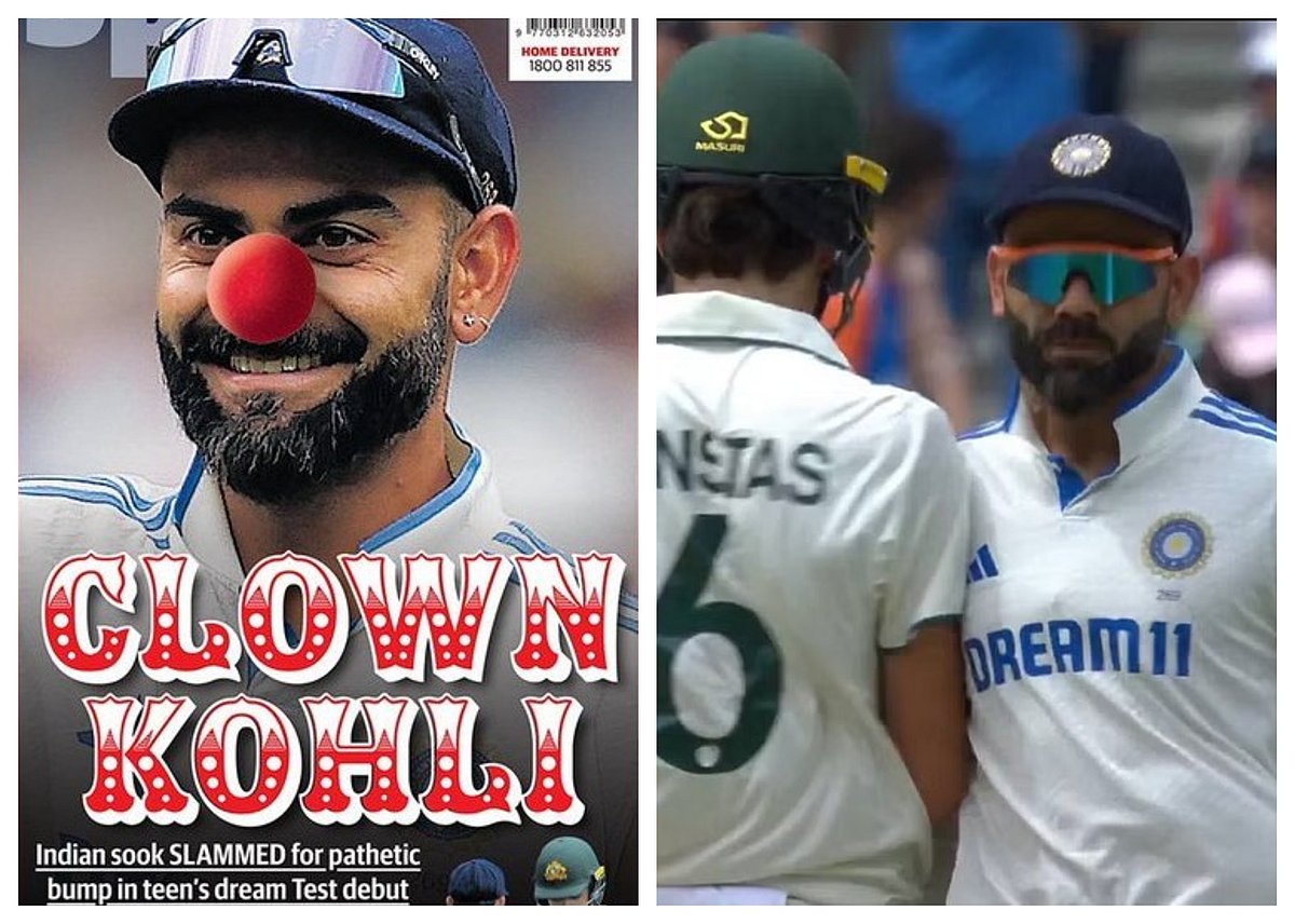 Clown Kohli: ಕಿಂಗ್ ಕೊಹ್ಲಿಗೆ ಆಸೀಸ್ ಮಾಧ್ಯಮಗಳಿಂದ ವ್ಯಂಗ್ಯ