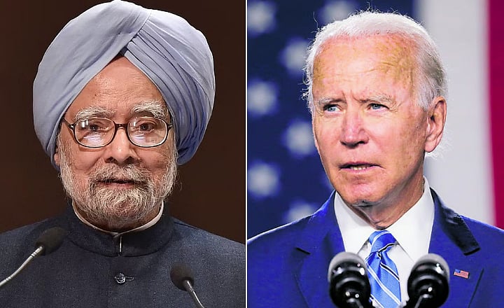ಮನಮೋಹನ ಸಿಂಗ್ ಅಗಲಿಕೆಗೆ ಜೋ ಬೈಡನ್ ಸಂತಾಪ
