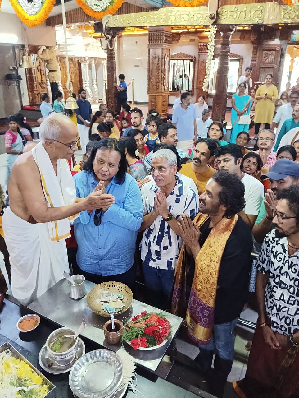 ಕುಂಭಾಶಿ ದೇವಸ್ಥಾನಕ್ಕೆ ನಟ ಉಪೇಂದ್ರ ಭೇಟಿ