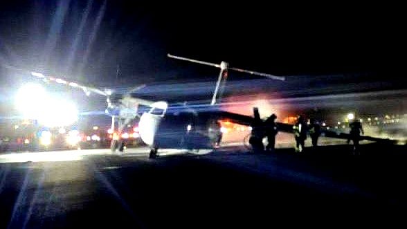 ಲ್ಯಾಂಡಿಂಗ್ ವೇಳೆ ಏರ್‌ ಕೆನಡಾ ವಿಮಾನದಲ್ಲಿ ಬೆಂಕಿ; ತಪ್ಪಿದ ಮತ್ತೊಂದು ಅವಘಡ