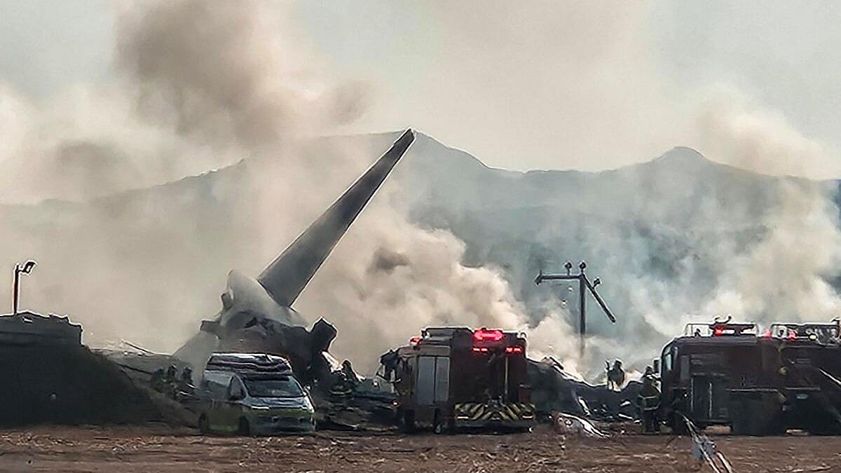 ದ.ಕೊರಿಯಾ ವಿಮಾನ ಅಪಘಾತದಲ್ಲಿ 120ಕ್ಕೂ ಅಧಿಕ ಸಾವು: ಕ್ಷಮೆ ಯಾಚಿಸಿದ 'ಜೆಜು ಏರ್'