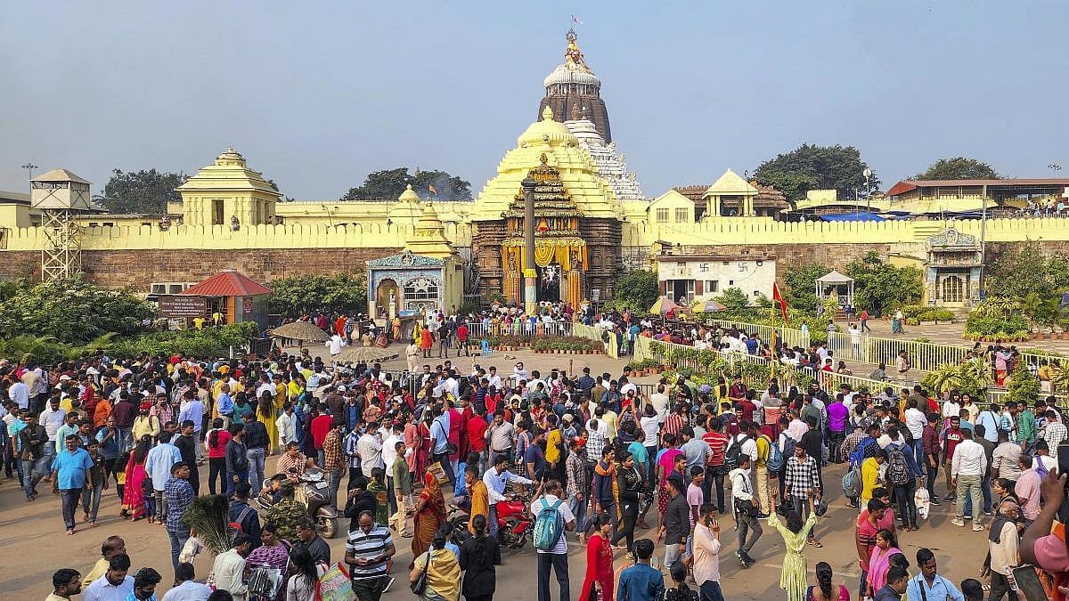 ಹೊಸ ವರ್ಷ: ಪುರಿ ಜಗನ್ನಾಥ ದೇಗುಲಕ್ಕೆ ಭಕ್ತರ ದಂಡು