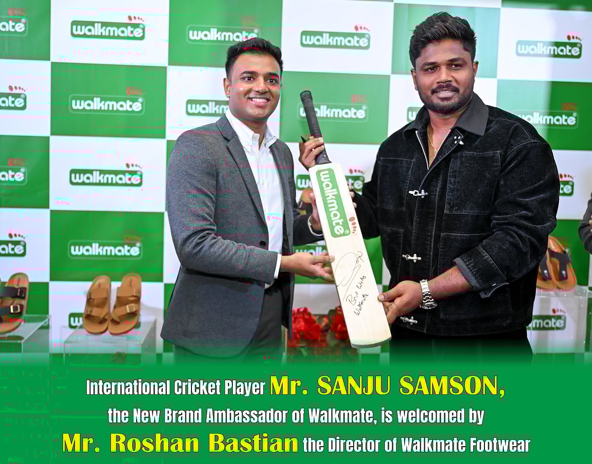 ವಾಕ್‌ಮೇಟ್‌ ರಾಯಭಾರಿಯಾಗಿ ಸಂಜು ಸ್ಯಾಮ್ಸನ್‌ ನೇಮಕ 