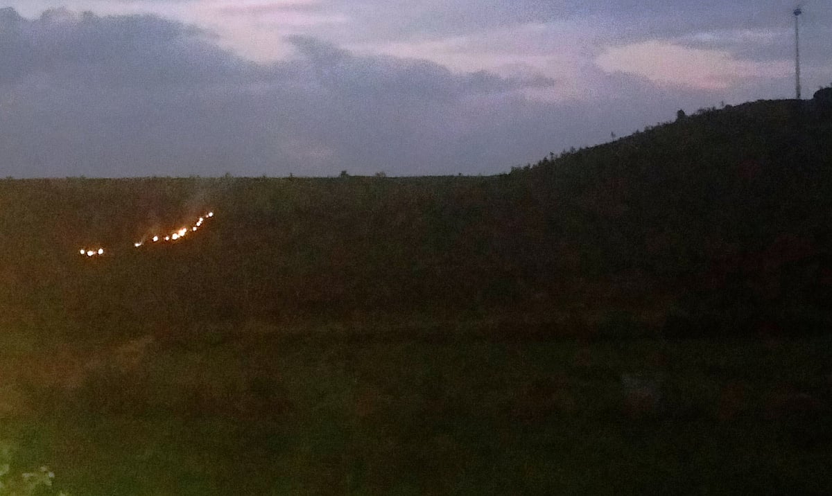 ಹುಳಿಯಾರು | ಬೇಸಿಗೆ ಬಂದರೆ ಬೆಟ್ಟಕ್ಕೆ ಬೆಂಕಿ: ಹೊತ್ತಿ ಉರಿಯುವ ಗುಡ್ಡಗಳು