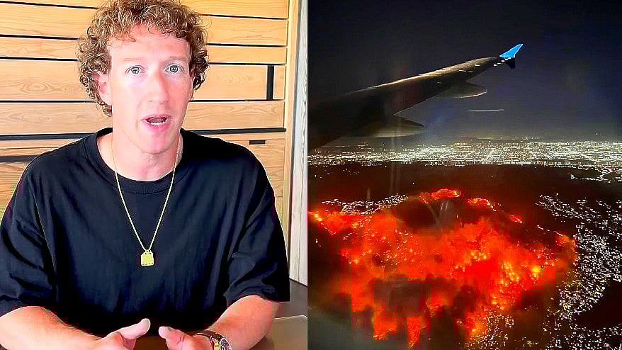 ಲಾಸ್‌ ಏಂಜಲೀಸ್‌ ಭೀಕರ ಕಾಳ್ಗಿಚ್ಚು: ನೋಡಲಾಗುತ್ತಿಲ್ಲ ಎಂದ ಮಾರ್ಕ್ ಜುಕರ್‌ಬರ್ಗ್