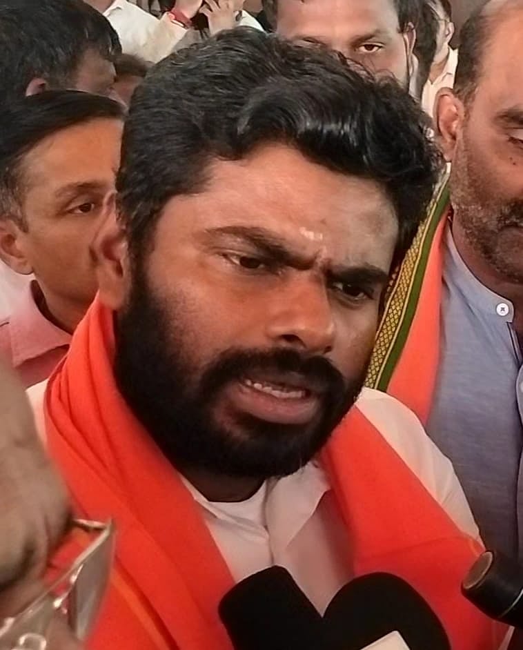 ನಕ್ಸಲರ ಶರಣಾಗತಿ ಪ್ರಕ್ರಿಯೆ ಸಂಶಯಾಸ್ಪದ: ಅಣ್ಣಾಮಲೈ