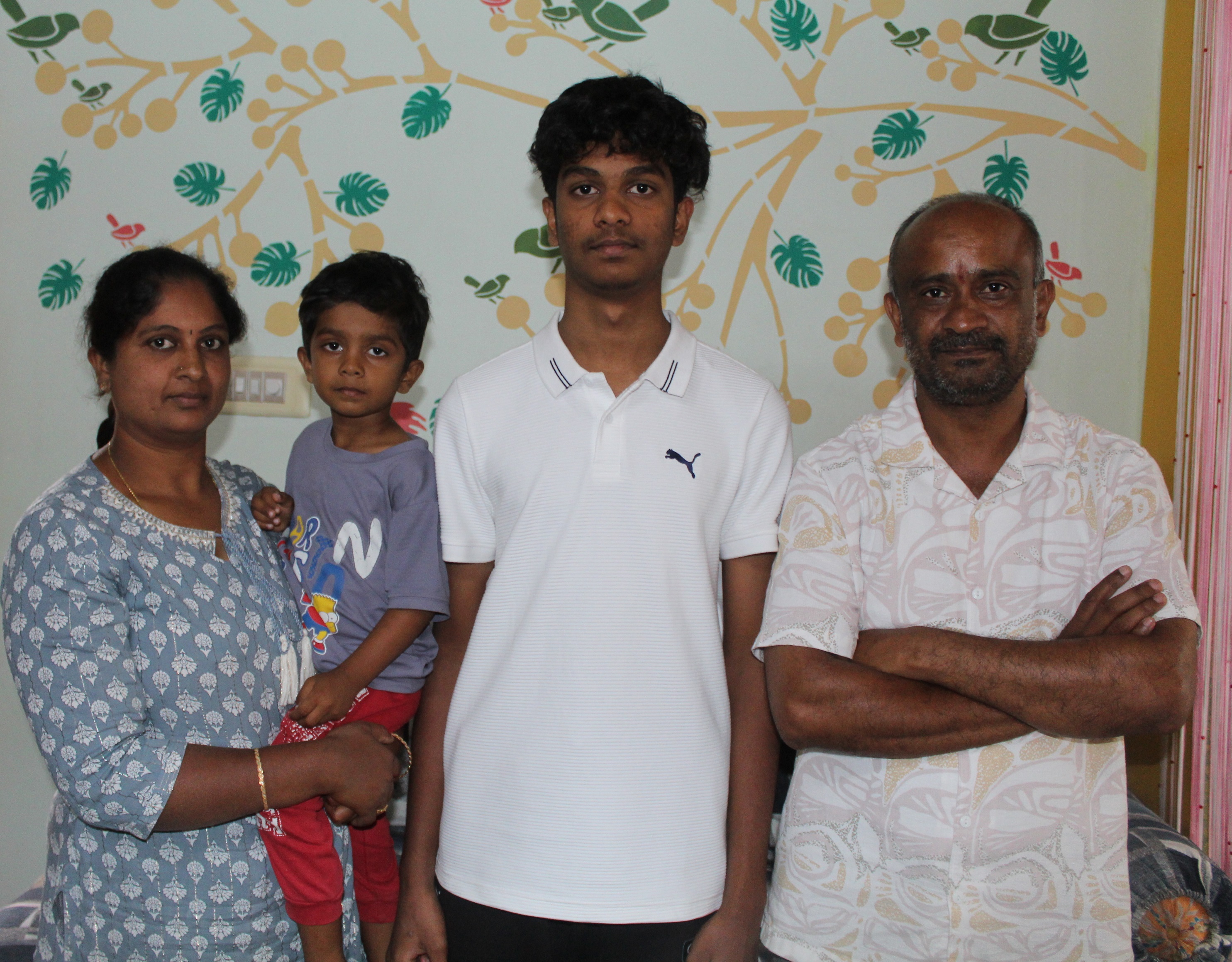 ಕುಟುಂಬದ ಸದಸ್ಯರೊಂದಿಗೆ ಲಲಿತ್‌ ಸಾಯಿ