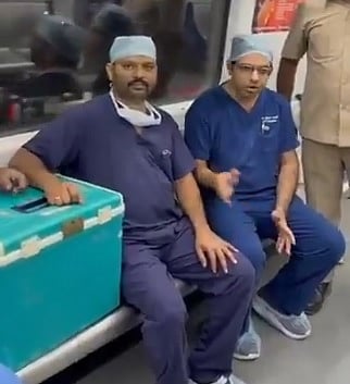 13 ನಿಮಿಷ 13 km ಪ್ರಯಾಣ: ಮೆಟ್ರೊ ಗ್ರೀನ್ ಕಾರಿಡಾರ್‌ನಲ್ಲಿ ‘ಜೀವಂತ ಹೃದಯ’ ಸಂಚಾರ