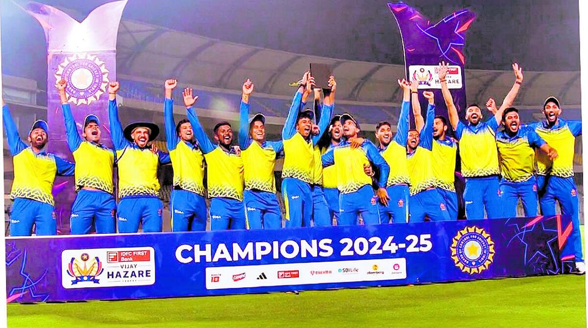 ಕರ್ನಾಟಕಕ್ಕೆ ವಿಜಯ್ ಹಜಾರೆ ಟ್ರೋಫಿ