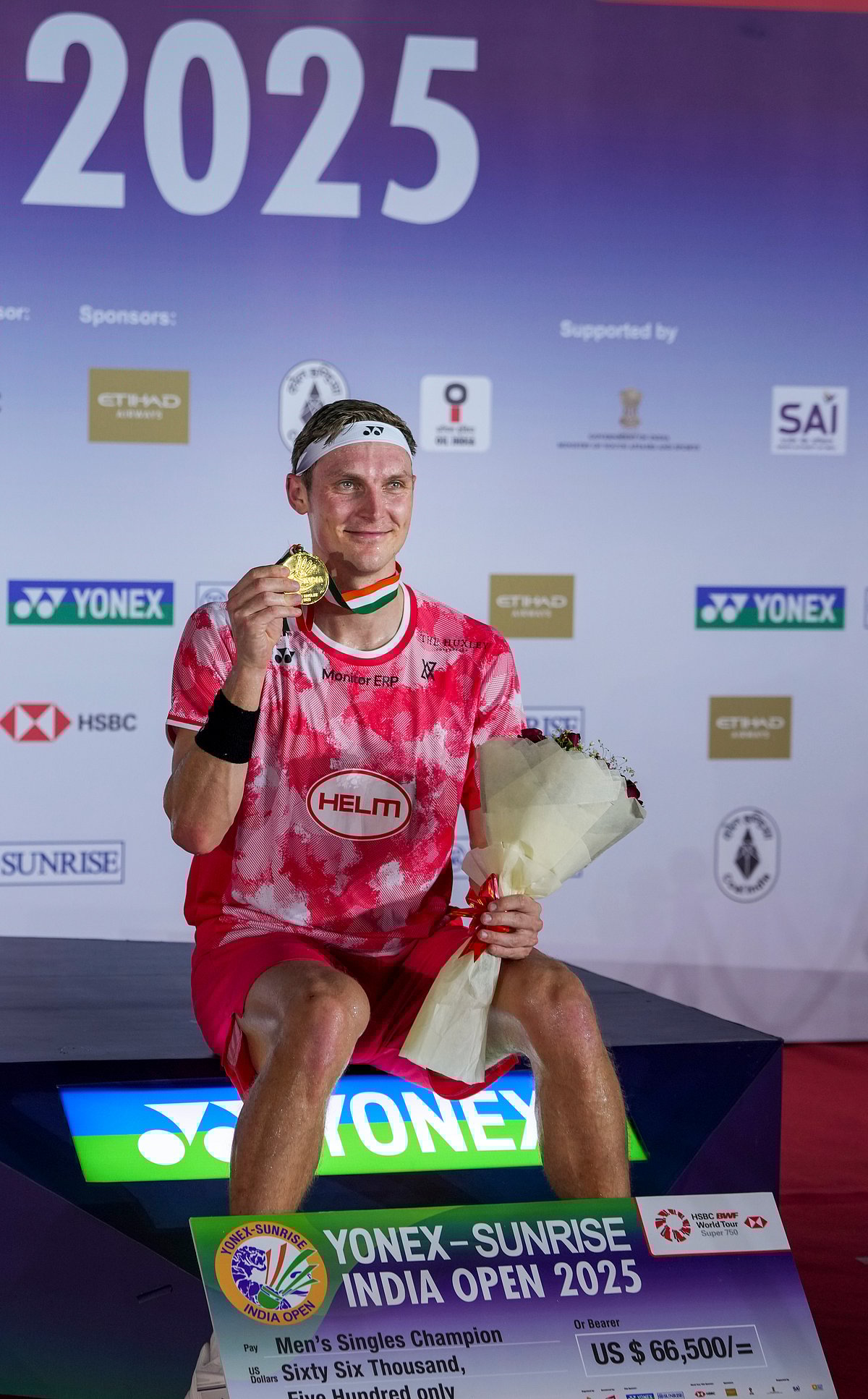 ಬ್ಯಾಡ್ಮಿಂಟನ್: ಡೆನ್ಮಾರ್ಕ್‌ನ ವಿಕ್ಟರ್ ಅಕ್ಸೆಲ್ಸನ್‌ಗೆ ಇಂಡಿಯಾ ಓಪನ್ ಕಿರೀಟ