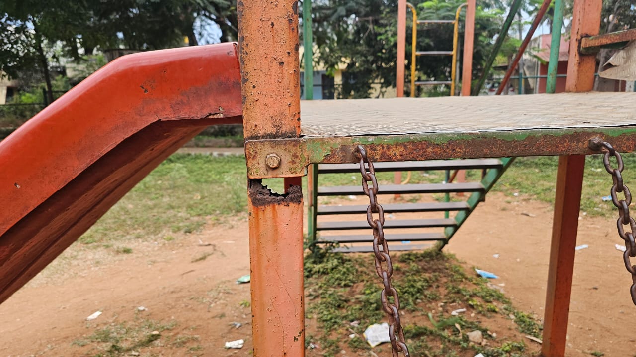 ಅಪಾಯಕಾರಿ ಸ್ಥಿತಿಯಲ್ಲಿರುವ ಮಕ್ಕಳ ಆಟಿಕೆ