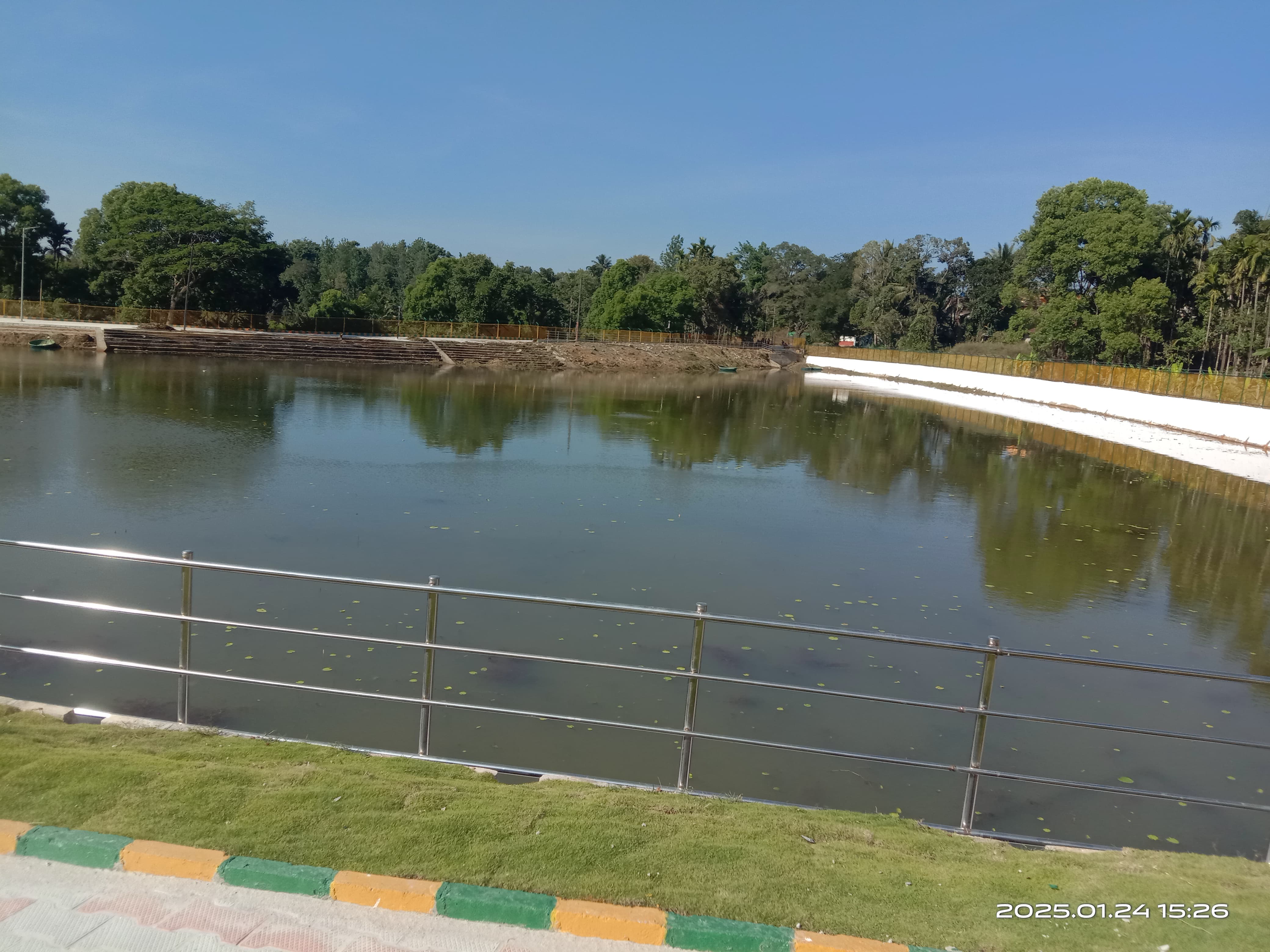 ತುಂಬಿ ತುಳುಕುತ್ತಿದೆ ಕೊಡ್ಲಿಪೇಟೆಯ ನಂದಿಪುರ ಕೆರೆ