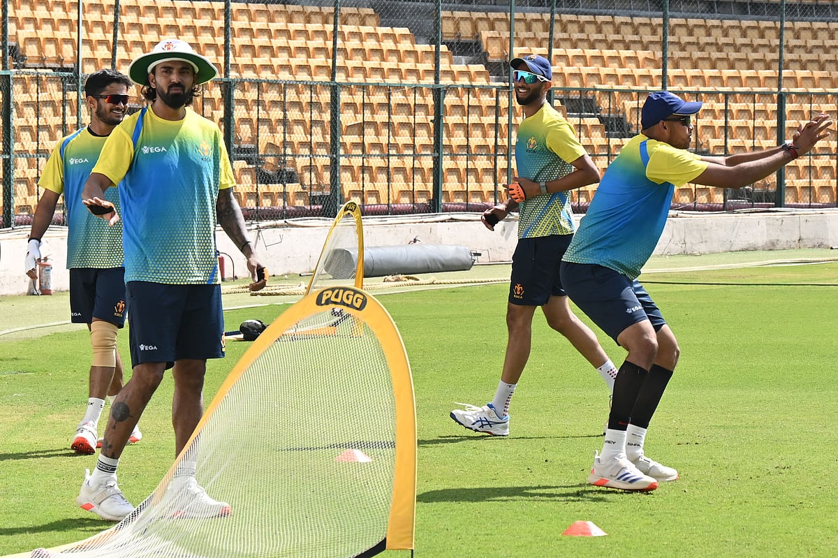 ತವರಿನಂಗಳದಲ್ಲಿ ಕೆ.ಎಲ್. ರಾಹುಲ್ ರಣಜಿ ಅಭ್ಯಾಸ 