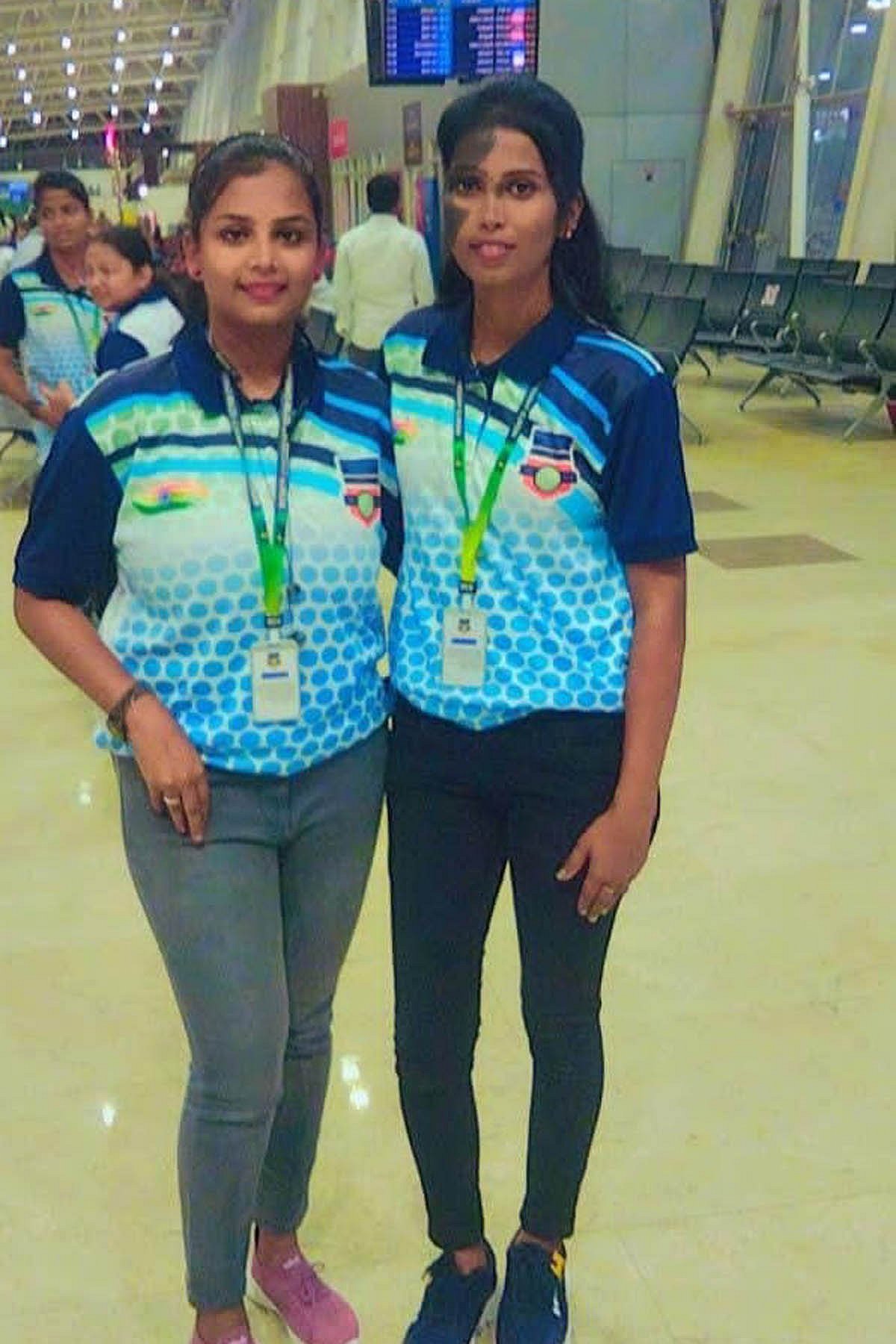 ಚನ್ನಗಿರಿ: ಅಂತರರಾಷ್ಟ್ರೀಯ ಥ್ರೋಬಾಲ್ ಟೂರ್ನಿಗೆ ಇಬ್ಬರು ಕ್ರೀಡಾಪಟುಗಳು ಆಯ್ಕೆ