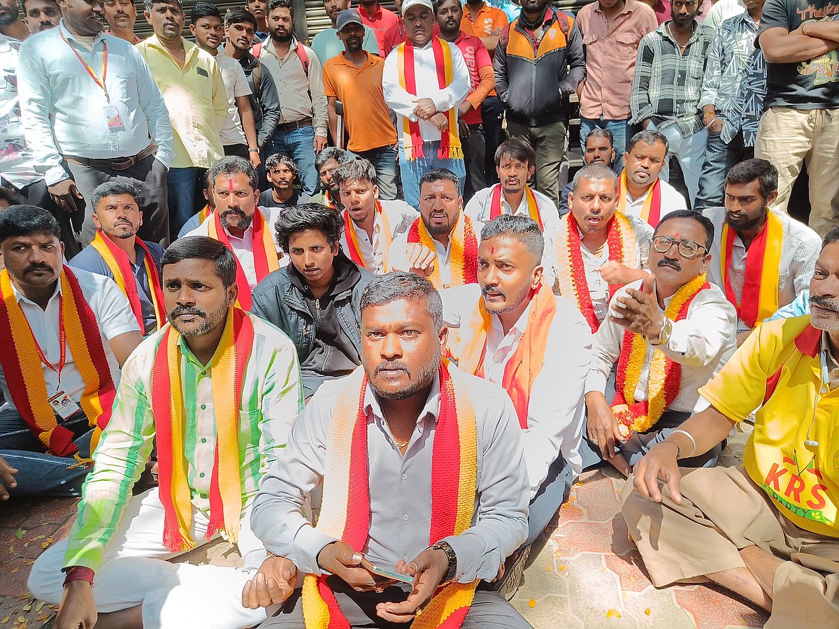 ಕನ್ನಡದಲ್ಲಿ ಮಾತಾಡಿ ಎಂದಿದ್ದಕ್ಕೆ ಫುಡ್‌ಡೆಲಿವರಿ ಬಾಯ್ ಮೇಲೆ ಹಲ್ಲೆ: ಪ್ರತಿಭಟನೆ