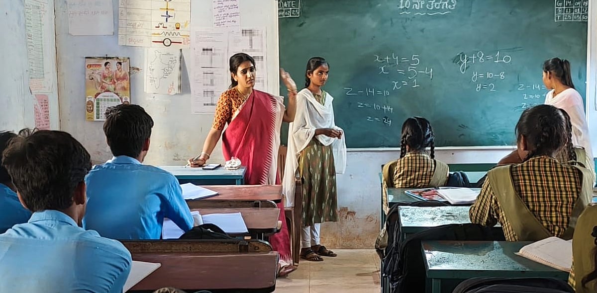 ಬೀದರ್‌: ಗಣಿತ ಪಾಠ ಮಾಡಿದ ಜಿಲ್ಲಾಧಿಕಾರಿ ಶಿಲ್ಪಾ ಶರ್ಮಾ