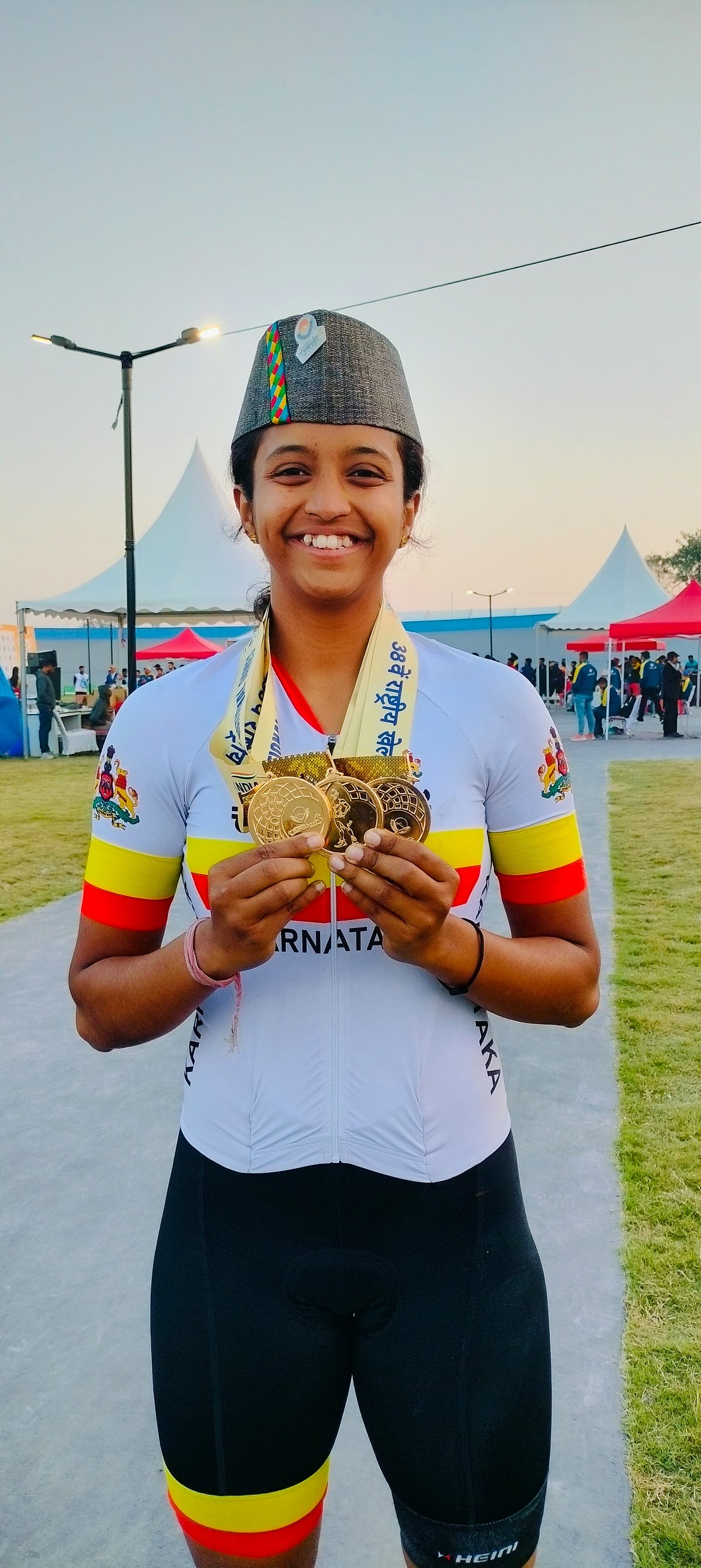 ಸೈಕ್ಲಿಂಗ್‌: ಮೂರನೇ ಚಿನ್ನ ಗೆದ್ದ ಕೀರ್ತಿ ರಂಗಸ್ವಾಮಿ