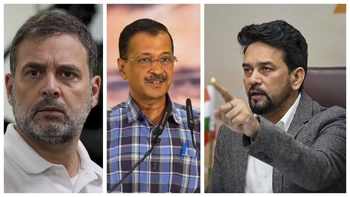 ರಾಹುಲ್ ಗಾಂಧಿ 'ನಗರ ನಕ್ಸಲ್', ಕೇಜ್ರಿವಾಲ್‌ಗಿಂತ ದೊಡ್ಡ ಅರಾಜಕತಾವಾದಿ: ಅನುರಾಗ್